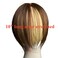 Clip in Human Hair Toppers for Women, Middle Part Lace Human Hair Side Bangs Straight Hairpieces Extensions Hair Volume 10 inch (Dark Brown+No Bangs)