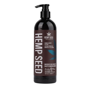 Hemp Seed Hand &amp; Body Lotion - Soothe Dry Skin - Argan Oil, Hemp Seed Oil - Light, Non-Greasy Formula - Vegan &amp; Cruelty Free