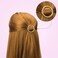 PAGOW 4 Pcs Minimalist Hair Clip for Women, Gold &amp; Sliver Hollow Hoops Round Circle Geometric Metal Hair Clip, Dainty Circle Bobby Pin Ponytail Holder Hair Accessories for Girl