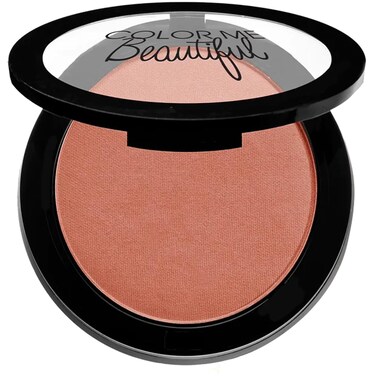Color Pro Blush by Color Me Beautiful, Pressed Powder Blush with Buildable Coverage, Complexion Enhancing Makeup