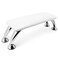 Arm Rest for Nails Tech, Big Manicure Hand Rest Nail Arm Rest Cushion Microfiber Leather Nail Cushion Technician Table Nail Art Accessories for Nails Toenails White