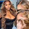 𝐒𝐔𝐍𝐓𝐔 13x6 Ombre Highlight Lace Front Wig 4/27 Body Wave Human Hair Wigs SKINLIKE Invisible Ultra-thin HD Transparent Lace Frontal Wigs Pre Plucked with Baby Hair 180% Density Wig(26 Inch)