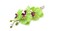 2PCS Hawaiian Orchid Flower Hair Clips Flowers Alligator Clips Hairpins Holiday Travel Wedding Decoration Hair Accessories For Women Lady Bridal (Green)