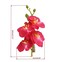 2PCS Hawaiian Orchid Flower Hair Clips Flowers Alligator Clips Hairpins Holiday Travel Wedding Decoration Hair Accessories For Women Lady Bridal (Red)