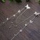 Women Lady Retro Long Tassel Dangle Hairpin Hair Clip Silver Butterfly Duckbill clip Hair Accessories