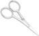 Professional Grooming Scissors for Personal Care Facial Hair Removal and Ear Nose Eyebrow Trimming Stainless Steel Fine Straight Tip Scissors