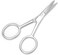 Professional Grooming Scissors for Personal Care Facial Hair Removal and Ear Nose Eyebrow Trimming Stainless Steel Fine Straight Tip Scissors