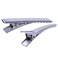 BronaGrand 100pcs Silver 4.5cm Long Alligator Hair Clip with Teeth for Arts &amp; Crafts Projects, Dry Hanging Clothing, Office Paper Document Organization,Hair Care
