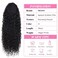 Meepo 30 Inch Curly Ponytail Extensions Synthetic Deep Wave Drawstring Ponytail For Black Women Human Hair Feeling With Clip In Thick Ponytail Hair Natural Brown Hairpiece(2,160g) (30" cw, 2)