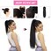 Meepo 30 Inch Curly Ponytail Extensions Synthetic Deep Wave Drawstring Ponytail For Black Women Human Hair Feeling With Clip In Thick Ponytail Hair Natural Brown Hairpiece(2,160g) (30" cw, 2)