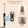 3/8 Inch Curling Wand Iron Small Curling Wand Tight Curls Tourmaline Ceramic Barrel for Short &amp; Long Hair Skinny Wand Curler Styler with Clampless 350&deg;F/410&deg;F Temperature Adjustable