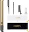 FURIDEN Curling Iron and Flat Iron in One, Hair Straightener Flat Iron for Women Global Use Travel Must Have, Professional Hair Tools(Gold)