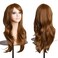 AneShe Wigs 28" Long Wavy Hair Heat Resistant Cosplay Wig for Women (Light Brown)