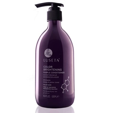Luseta Purple Conditioner for Colored, Grey, Blonde &amp; Dry/Damaged Hair - Women's Sulfate &amp; Paraben Free, 16.9oz