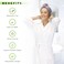 2 Pack Microfiber Hair Towel Wrap for Women, Anti Frizz Quick Drying Hair Turban for All Hair Style, Absorbent and Lightweight (Grey)