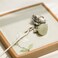S925 Silver Lotus flower Hairpin Chinese Hanfu Style Hair Sticks Retro Handmade Hair Clip Hair Accessories for Women Girls Long Hair (Lotus flower)
