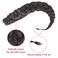 Goddess Braided Ponytail Mohawks Wig Braided High Ponytail Extension for Black Women Goddess Fishtail Braid Ponytail extension Black Yaki Straigh Ponytail Faux Hawk Clip in Ponytail Hair Extensions
