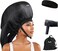 Large Bonnet Hooded Dryer Attachment, Hair Dryer Bonnet for Curly Hair， Your Ideal Hair Diffuser Solution-Enarge Capacity Blow Dryer Cap for Quick Styling of Hair Curls