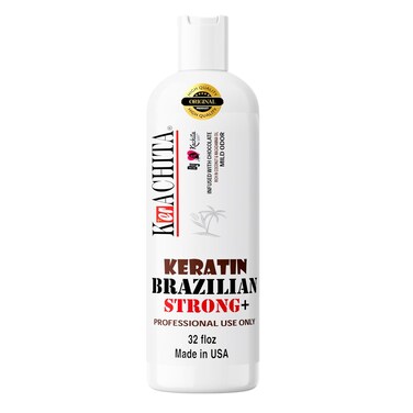 Brazilian Keratin Chocolate Strong 32 floz (1 Litre) KERACHITA, Hair Smoothing Treatment Blowout Straightening Enhanced, Professional Brazilian Keratin - Made in USA