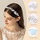 Bridal Headbands Crystal Pearl Hair Vines Bohemian Style Wedding Headpieces For Bride Wedding Hair Accessories