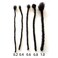 Human Hair Loc Extensions for Man/Women,Permanent Dreadlock Extensions Salt and Pepper #39 (10 Dreads/Bundle)