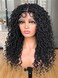 Goddess Faux Locs Wigs for Black Women 18Inch Full Lace Curly Synthetic Wigs with Baby Hair Bohemia Locs Twist Crochet Curls Braid Braided Wig(Black)