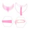 Reusable Eyebrow Shaping Kit with 8 Designs, Includes Stencils with Handle and Belt, Washable Eyebrow Guide, 5.2" Wide x 4" Long.
