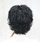 Lydell Women's Short Curly Wavy Wig Synthetic Hair Full Wig 6 inches (Black)