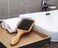 Keratin Oil Infused Wooden Brush - Natural Hair Detangler for Improved Growth, SPA Massager with Metal Pins