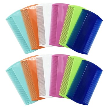 zYoung 12 Pcs Double Sided Combs Grooming Fine Tooth Hair Combs
