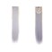 Long Grey Ponytail Hair Extensions, Silver Grey Ponytail Extension for Women 24Inch 110g Clip in Ponytail Extension Natural Hair Straight Ponytail #Silver Grey