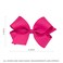 Wee Ones Girls' WeeSplash Vibrant Colored Vinyl Swim Hair Bow on a WeeStay Hair Clip, Medium, Purple