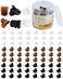 Mini Claw Hair Clips Set - 78 Tiny Plastic Clips in 3 Colors for Women and Girls