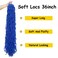 Blue Faux Soft Locs 36 Inch 2 Pack Dark Navy Royal Blue Locs Crochet Hair Whole Strand No Extended Pre-looped Long Locs Synthetic Crochet Braids Hair Extensions For Black Women (36inch, 2packs, blue)