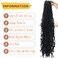 Faux Locs 7 Pack 28 Inch Soft Locs Crochet Butterfly Hair Extension (28 Inch (Pack of 7), 1B)