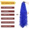Blue Soft Locs 36 Inch Blue Faux Locs Crochet Hair for Black Women New Locs Crochet Curly Braiding Hair Extension (36 Inch, Blue)