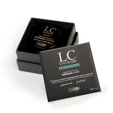 TROIA US Solid Perfume - Solid Cologne for Men, Sweet &amp; Spicy Scented Perfume for Guys, Travel Size Perfumes, Travel Size, Portable Men's Fragrances - Handmade Perfume (0.5oz - 15gr)