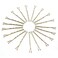 Dofash 5CM/2IN Wavy Bobby Pins Blonde hair on Card Hair Pins for Curls Bobby Pin Case Hair Accessories for Women 60 Count(Blonde)
