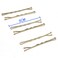 Dofash 5CM/2IN Wavy Bobby Pins Blonde hair on Card Hair Pins for Curls Bobby Pin Case Hair Accessories for Women 60 Count(Blonde)