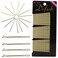 Dofash 5CM/2IN Wavy Bobby Pins Blonde hair on Card Hair Pins for Curls Bobby Pin Case Hair Accessories for Women 60 Count(Blonde)