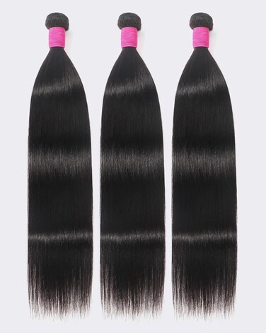 12A Brazilian Virgin Human Hair Bundles 28 30 32 Inch Straight Bundles Human Hair 100% Unprocessed 3 Bundles Weave Hair Bundles Natural Black