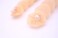 Beige Magic Hair Styler and Scrunchie Set for Women &amp; Girls - Hair Ring Donut Bun Updo Chignon Hairpiece (1 Large + 1 Small)