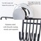Hair Extension Holder and Hanger Metal Hair Styling Tool and Extension Caddy for Washing, Coloring and Blow-Drying of Weft, Clip-in, Tape-in Hair Extensions(Medium Size)