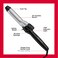 Revlon Perfect Heat Triple Ceramic Curling Iron   For Silky Smooth Tousled Curls (1-1/4 in)
