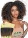 LADY MIRANDA Brown Color Afro kinky Curly Braiding Hair Extensions Jerry Curl Crochet Hair 3X Braid Hair Mixed Dark Brown to Light Brown Short Synthetic Hair Styles (Black&amp;brown)