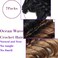 Ocean Wave Crochet Hair 9 Inch Brown Blonde Ombre Curly Braiding Ocean Wave Hair 7 Packs T1 30 27 Deep Wave Short Wavy Ocean Wave Crochet Braids Hair Extensions for Women (9Inch (Pack of 7), T1/30/27)