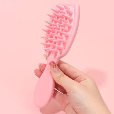 Terrysun Scalp Massager Shampoo Brush, Silicone Scalp Exfoliator, Hair Wash Tool for All Hair Types