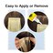Hair Extension Tape Tabs Double Sided Adhesive Replacement Extension Tape for Hair Extensions Strong Hold No-Residue 180 Pieces Tape in Extension Replacement Tape 4x0.8cm White