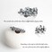 Barrettes for Women,with Flower bloom appearance,embedded Rhinestone and imitation Pearls as Decoration,elegant and retro Hair clip.light grey