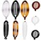 9PCS French Banana Clip Hair Accessories: Small Round Ponytail Holders, Fishtail Styling Combs &amp; Interlocking Clips for Women and Girls (3 Styles)